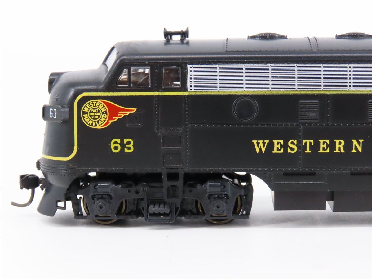 HO Scale Stewart/KATO 9152 WM &quot;Fireball&quot; F7A Diesel Custom Rd #63 w/ DCC