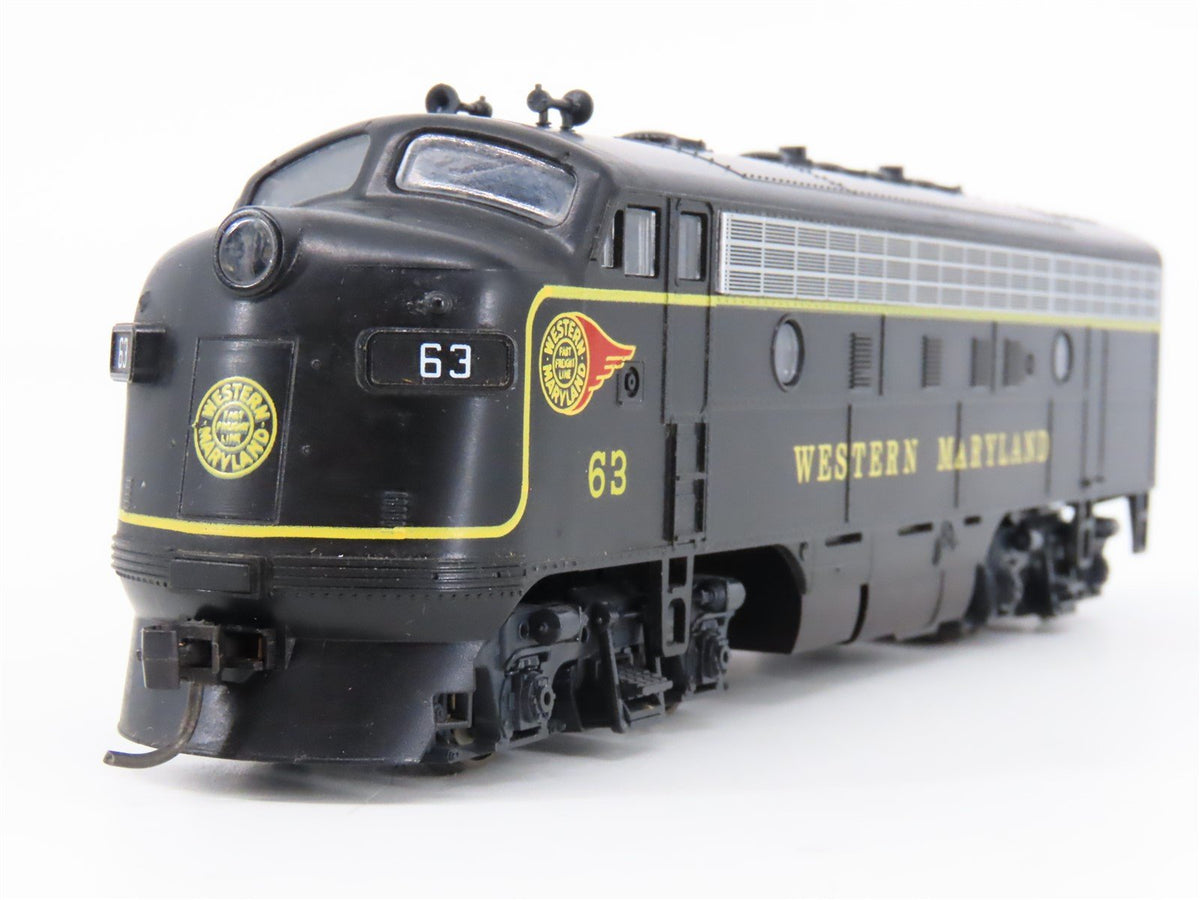 HO Scale Stewart/KATO 9152 WM &quot;Fireball&quot; F7A Diesel Custom Rd #63 w/ DCC