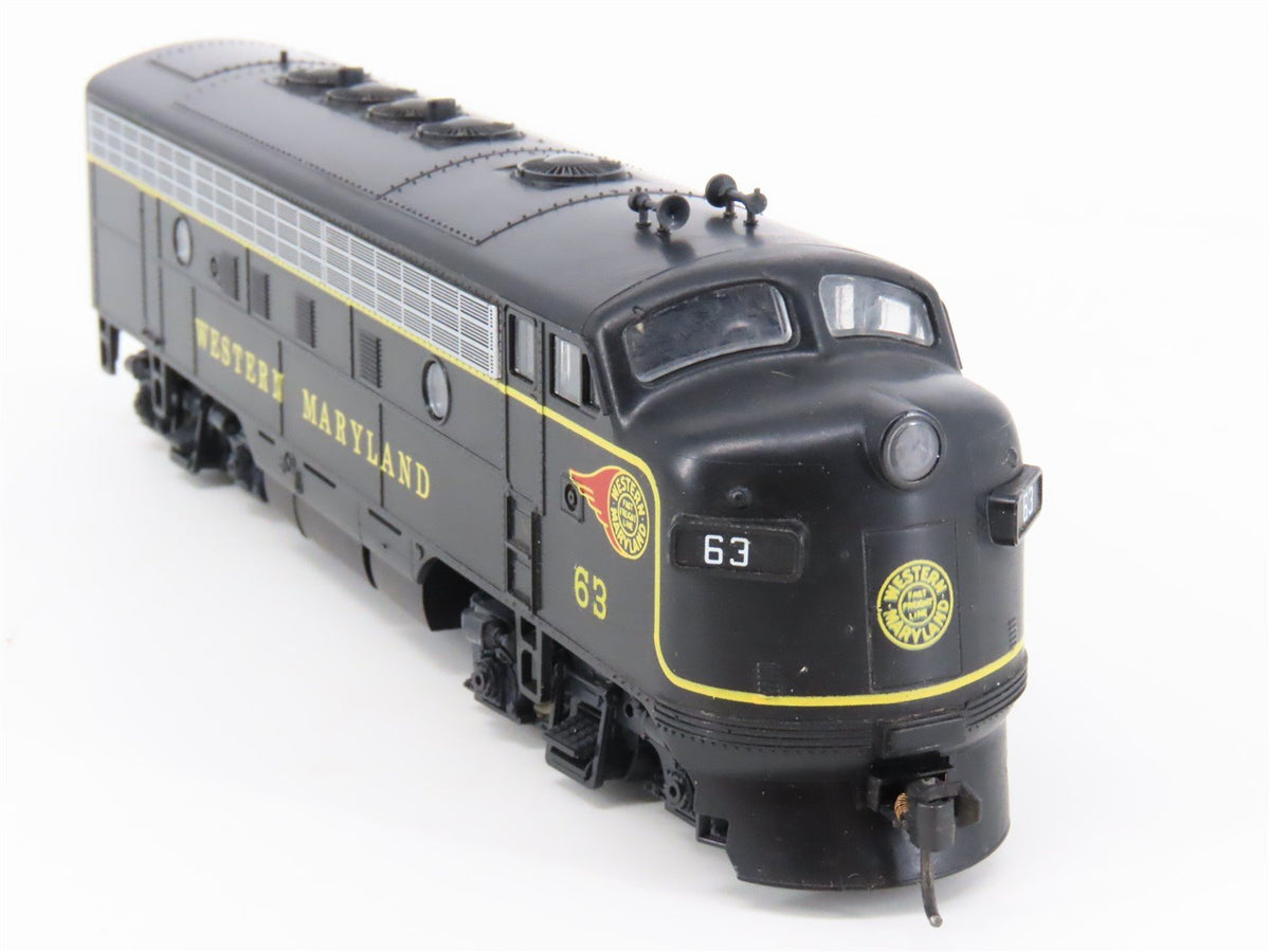 HO Scale Stewart/KATO 9152 WM &quot;Fireball&quot; F7A Diesel Custom Rd #63 w/ DCC