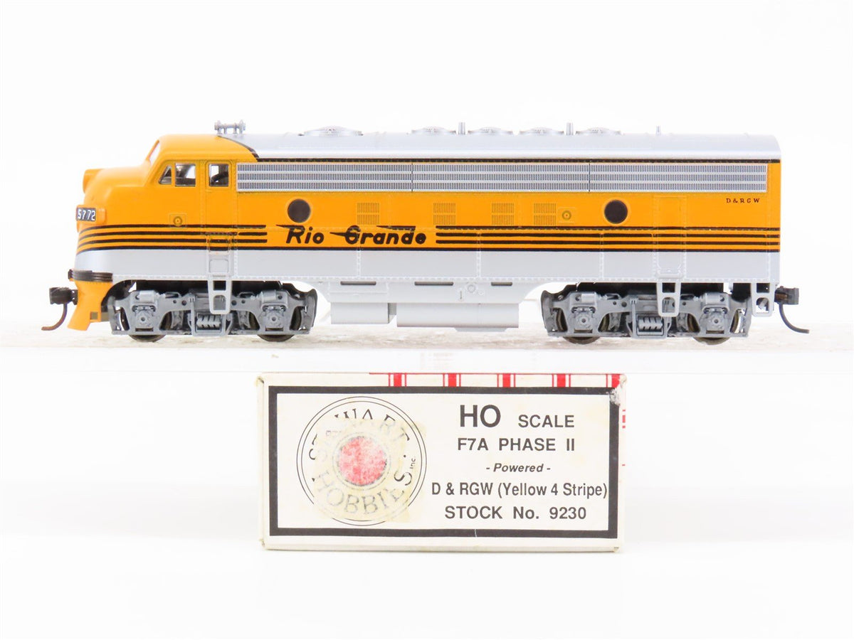 HO Scale Stewart/KATO 9230 D&amp;RGW Rio Grande F7A Diesel Custom Rd #5772 w/ DCC