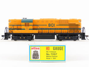 HO Scale Atlas 7097 MEC Maine Central RS11 Diesel Locomotive #801 w/ DCC