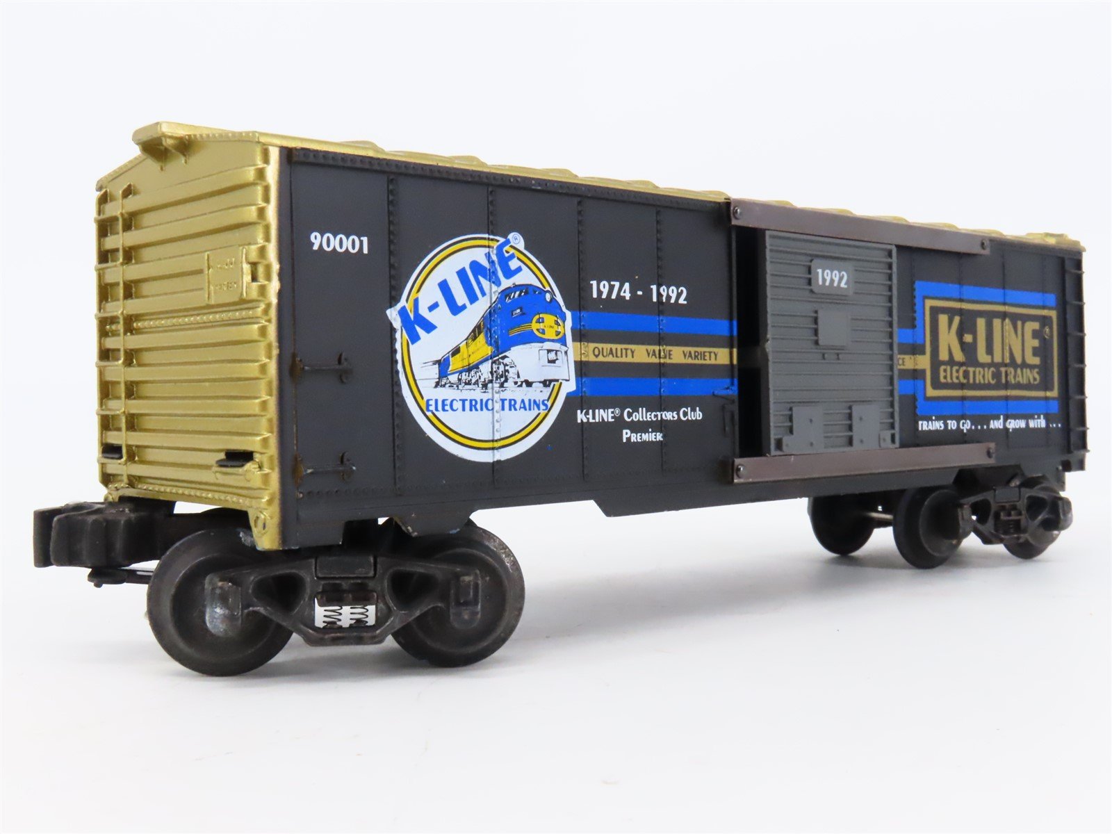 O Gauge 3-Rail K-Line K-90001 KCC Premier Edition Single Door Box Car #1974-1992