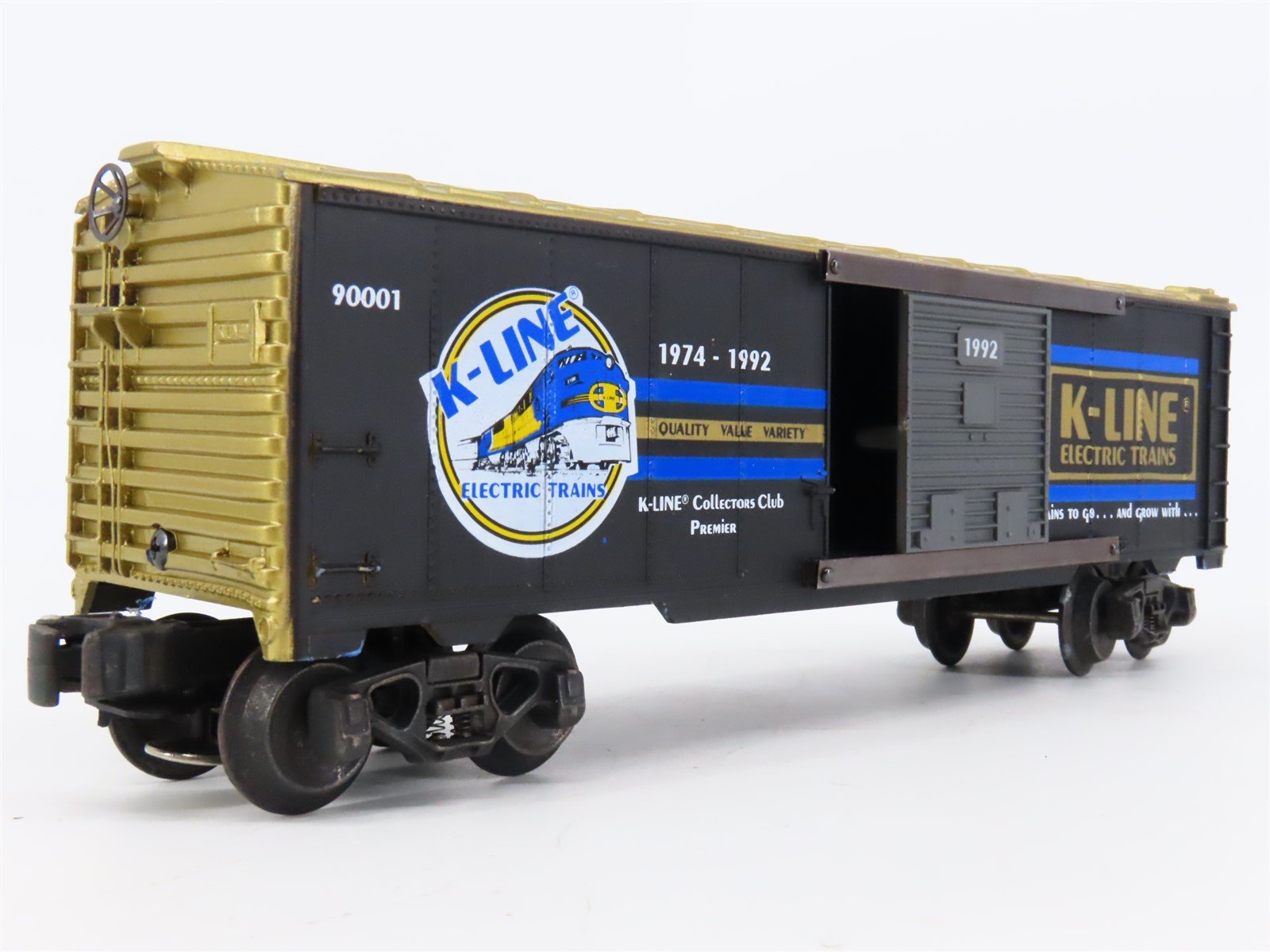 O Gauge 3-Rail K-Line K-90001 KCC Premier Edition Single Door Box Car #1974-1992