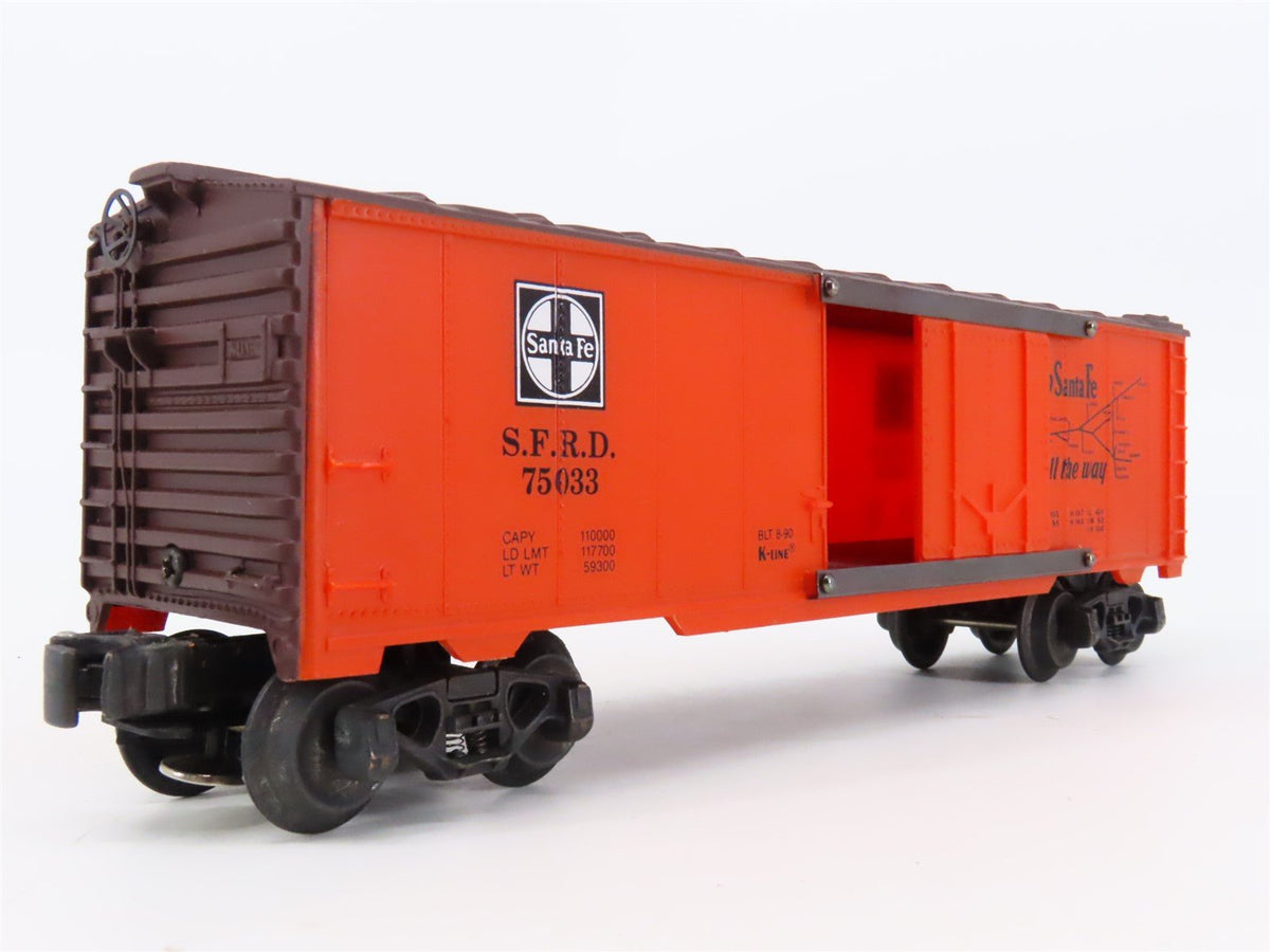 O Gauge 3-Rail K-Line K-75033 SFRD Santa Fe Super Chief Box Car #75033