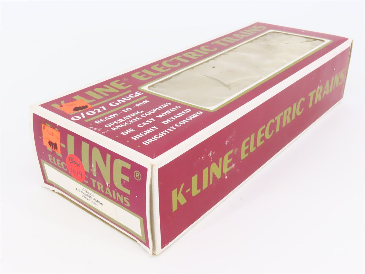 O Gauge 3-Rail K-Line K-90001 KCC Premier Edition Single Door Box Car #1974-1992