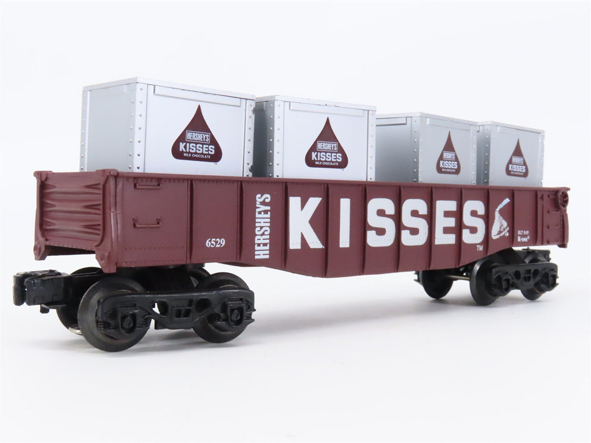 O Gauge 3-Rail K-Line Hershey&#39;s Kisses Open Gondola #6529 w/ Crates