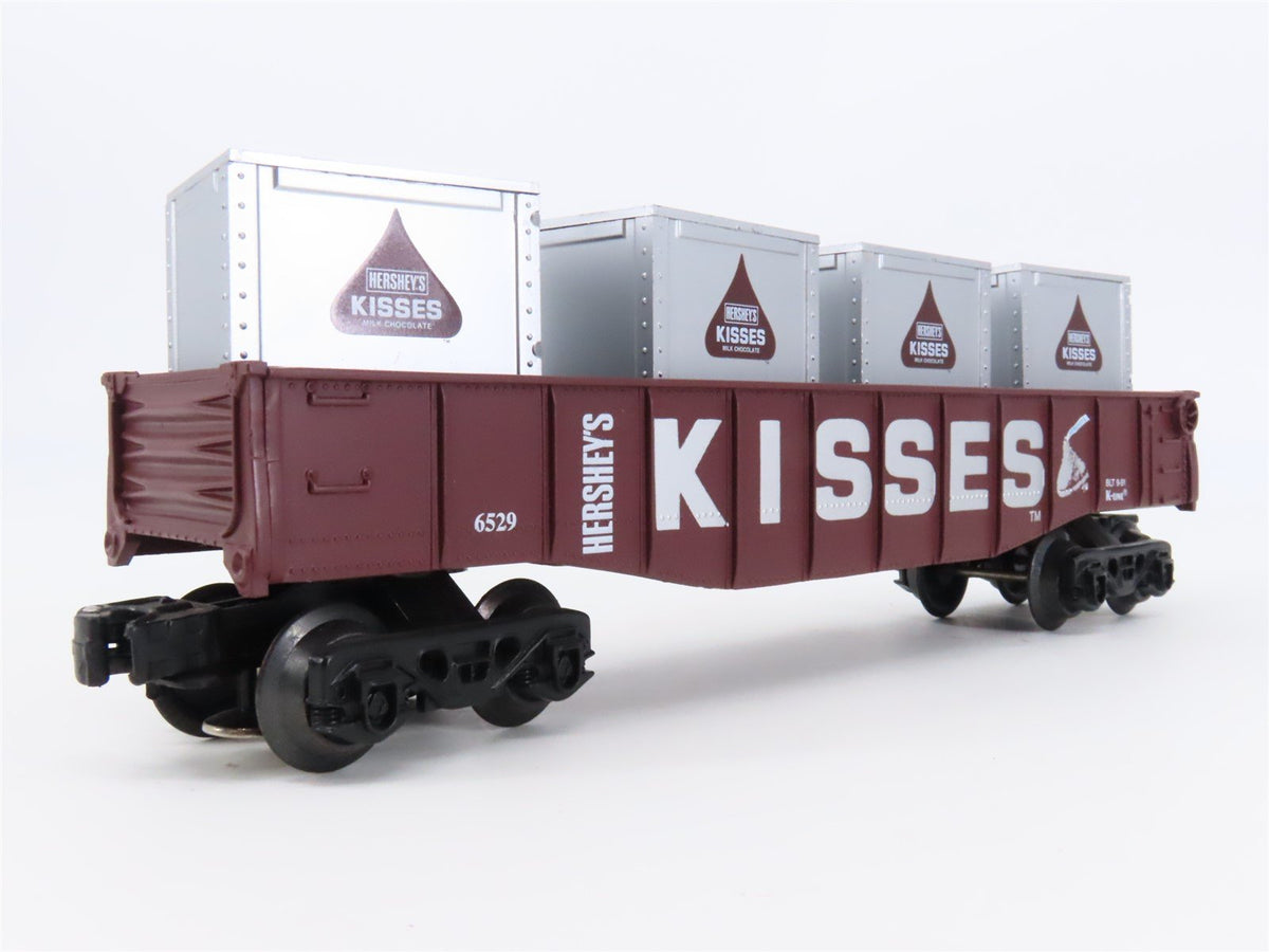 O Gauge 3-Rail K-Line Hershey&#39;s Kisses Open Gondola #6529 w/ Crates