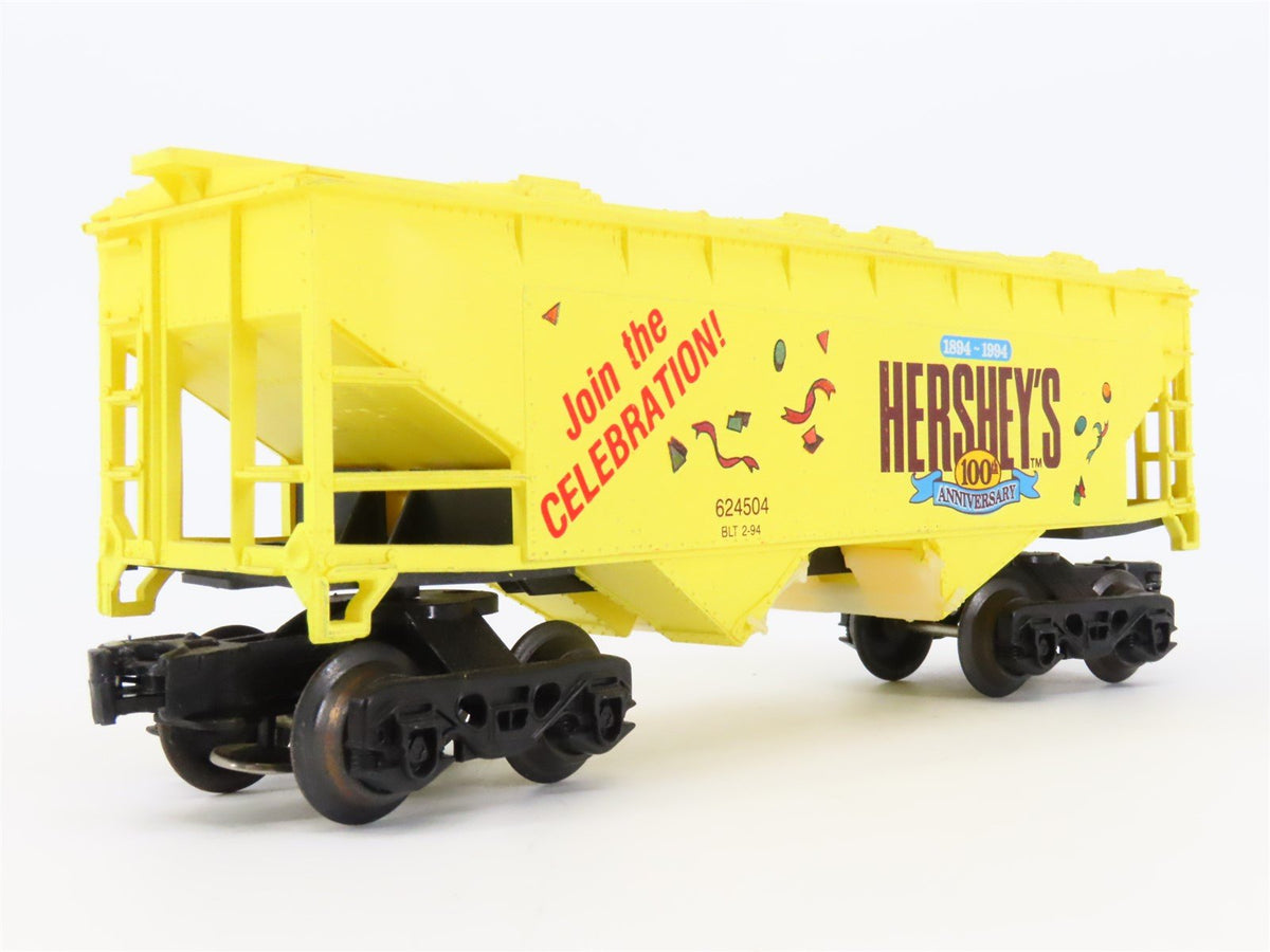 O Gauge 3-Rail K-Line Hershey&#39;s 100th Anniversary 2-Bay Covered Hopper #624504