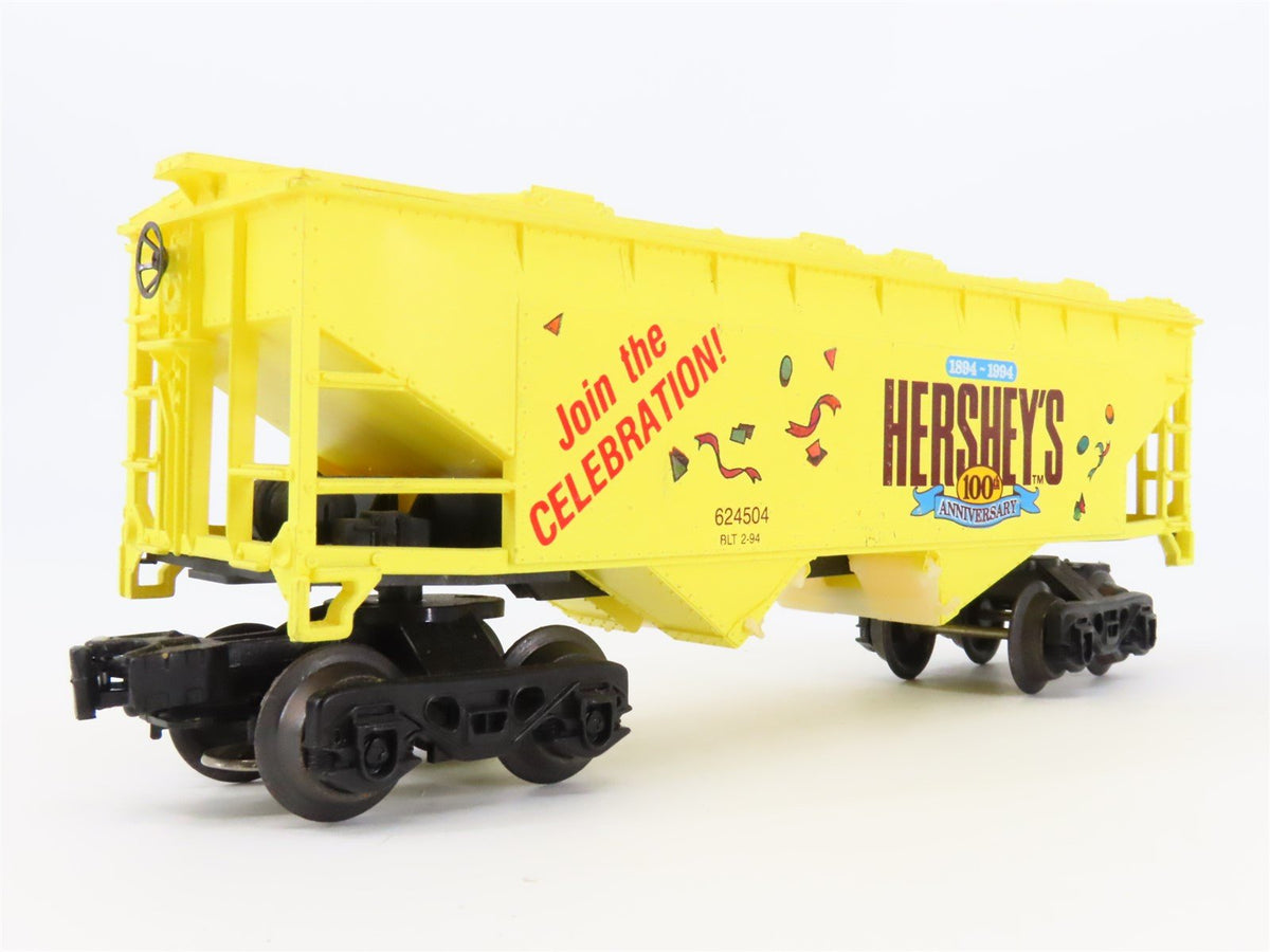 O Gauge 3-Rail K-Line Hershey&#39;s 100th Anniversary 2-Bay Covered Hopper #624504