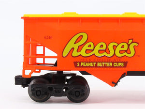 O Gauge 3-Rail K-Line Reese's Peanut Butter Cups 2-Bay Covered Hopper #6240