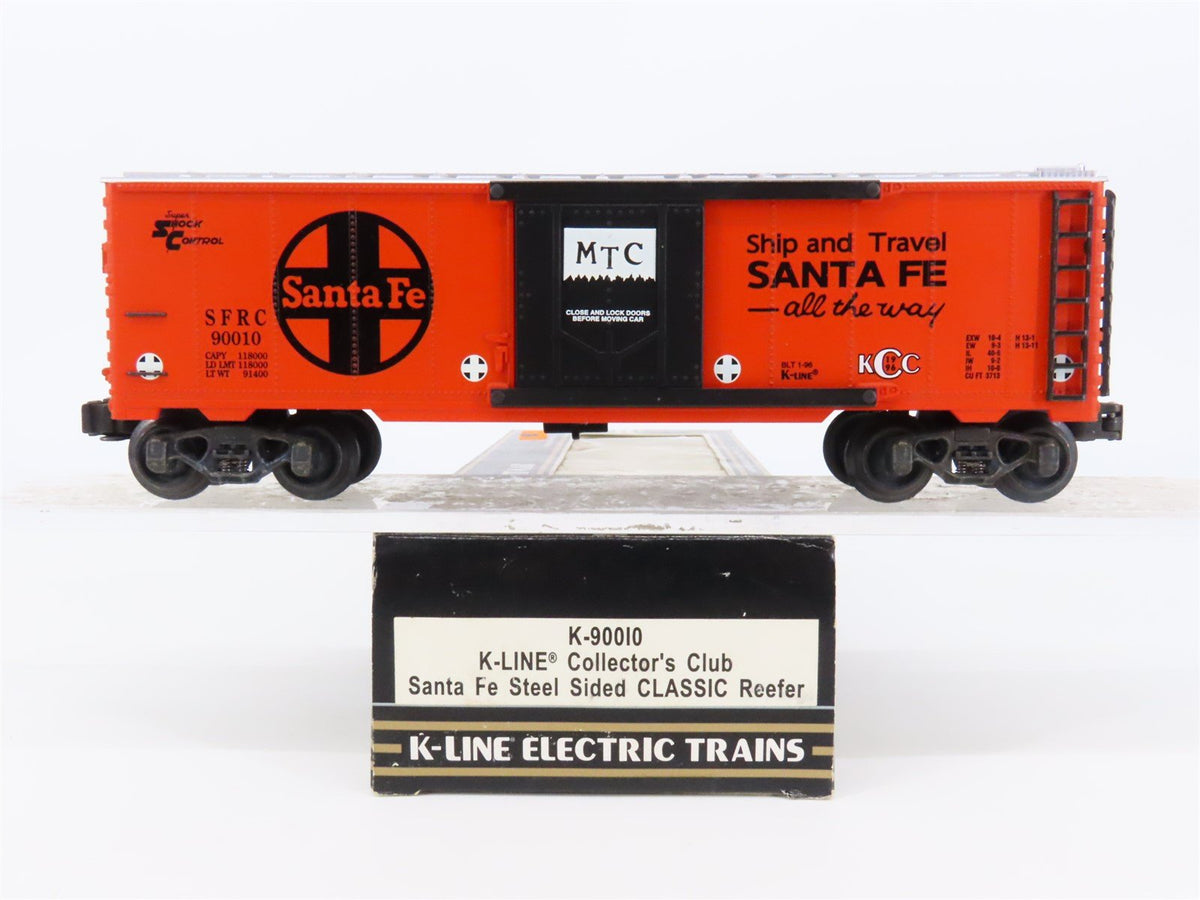 O Gauge 3-Rail K-Line K-90010 KCC SFRC Santa Fe Collector&#39;s Club Reefer #90010