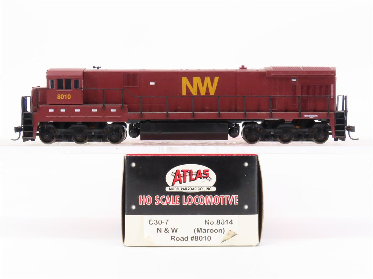 HO Scale Atlas 8614 N&amp;W Norfolk &amp; Western C30-7 Diesel Locomotive #8010 w/ DCC