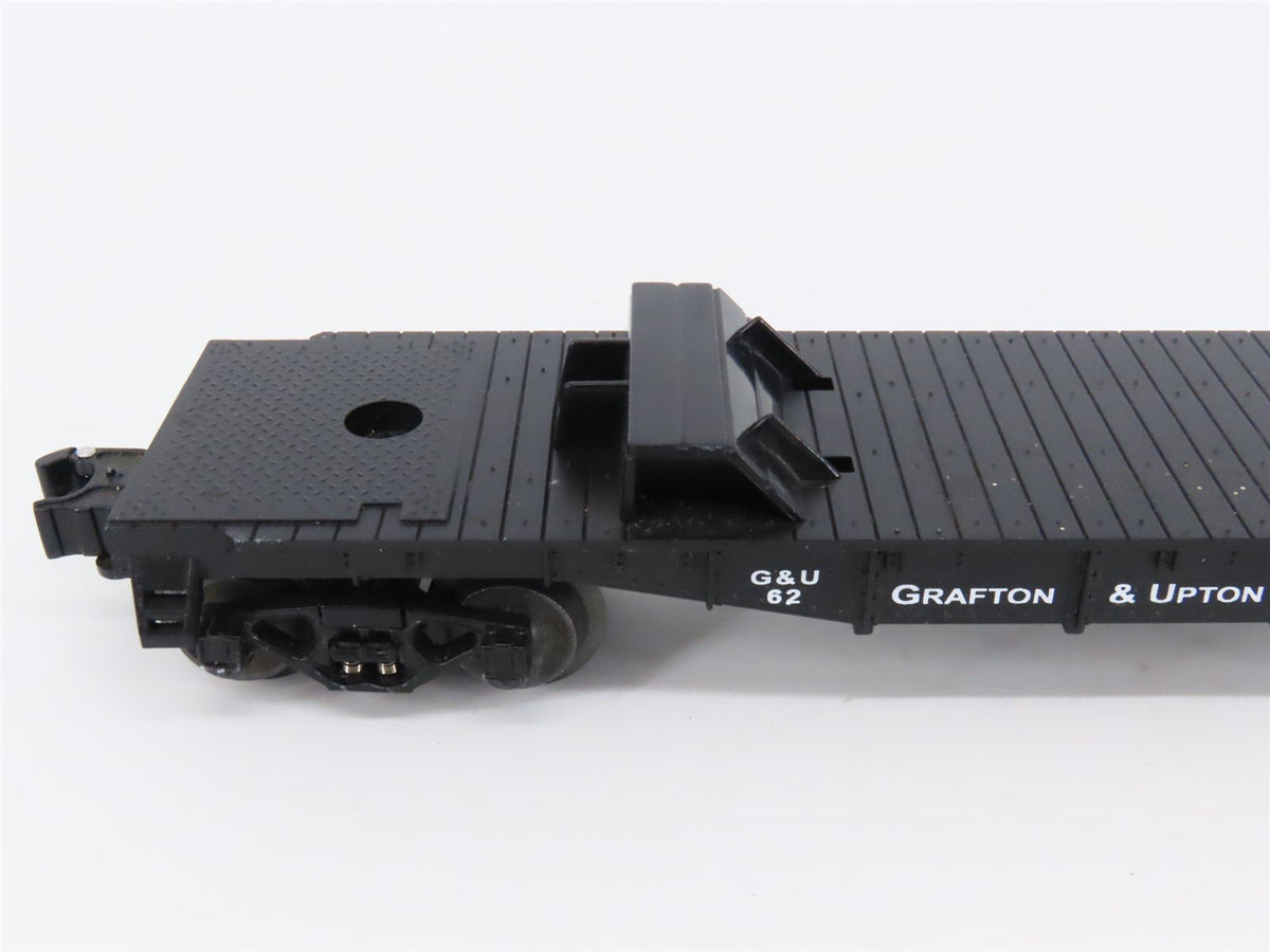 O Gauge 3-Rail Lionel 6-58522 G&amp;U Grafton &amp; Union Flat Car #62 w/ Spag&#39;s Trailer