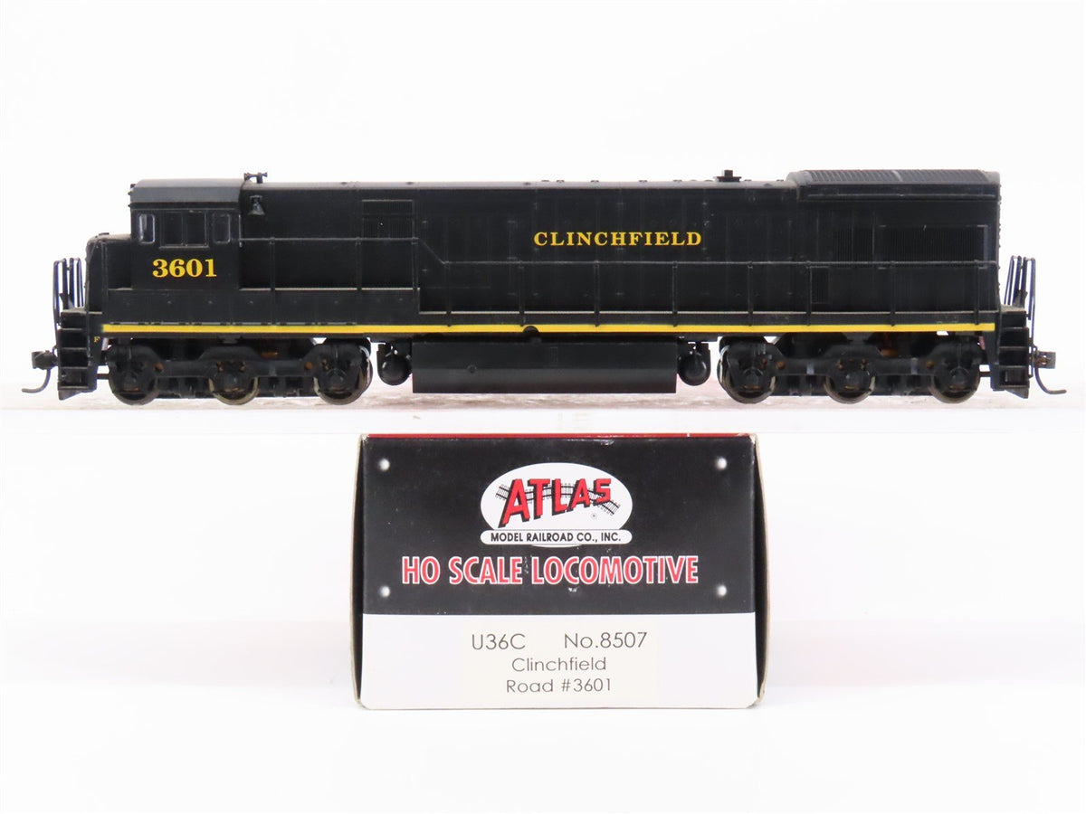 HO Scale Atlas 8507 CRR Clinchfield U36C Diesel Locomotive #3601 w/ DCC