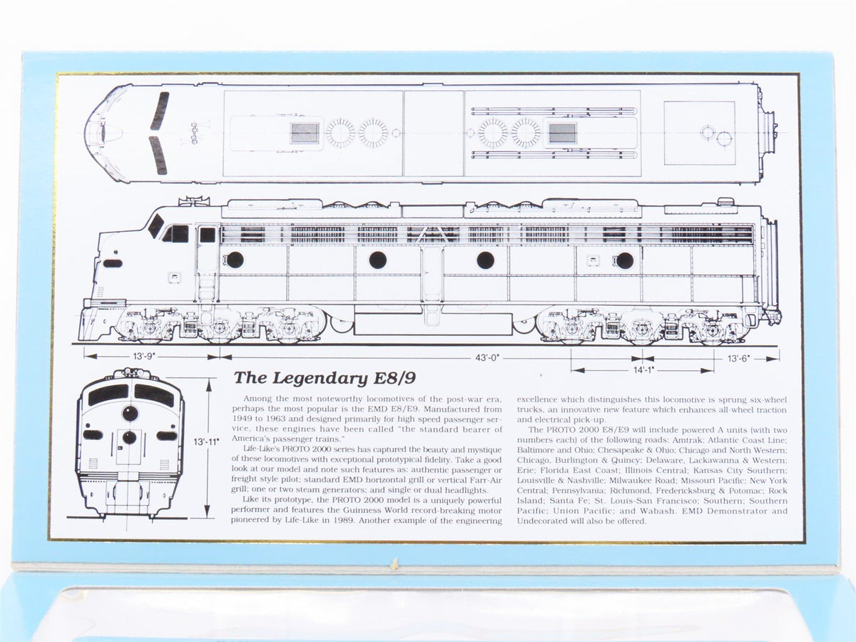 HO Scale Proto 2000 21011 Southern E8/9A Diesel Locomotive #6910