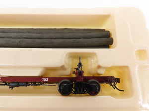 HO Scale Rivarossi R2317 West Side Lumber Log Car #146 & #153 Set of 2