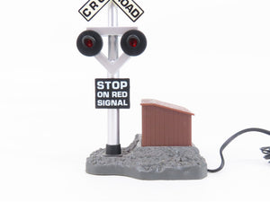 G Scale Life-Like 1962 Lighted Operating Crossing Signal
