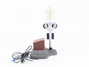 G Scale Life-Like 1962 Lighted Operating Crossing Signal