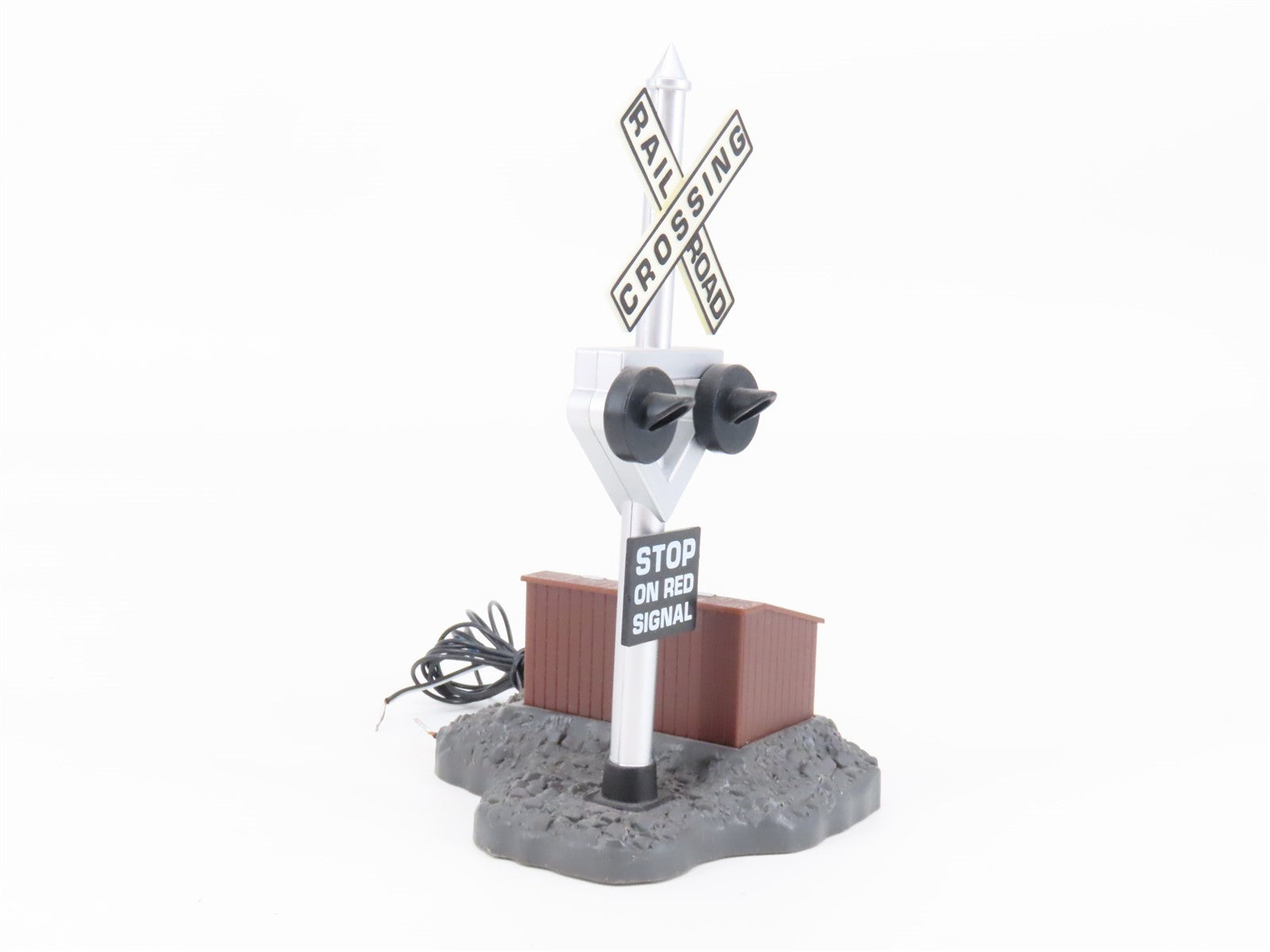 G Scale Life-Like 1962 Lighted Operating Crossing Signal