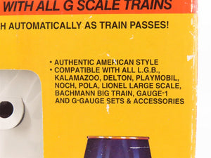 G Scale Life-Like 1962 Lighted Operating Crossing Signal