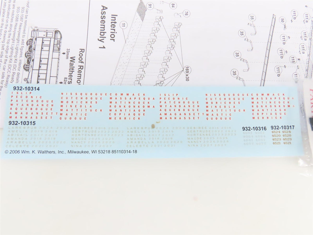 HO Scale Walthers 932-10317 SOU Southern Pullman Heavyweight Parlor Passenger