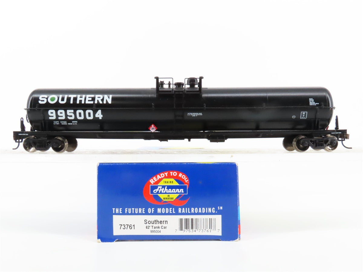 HO Scale Athearn 73761 SOU Southern Railway 62&#39; Tank Car #995004