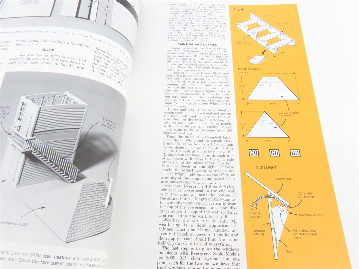 Model Railroad Handbook No. 40: HO Trackside Structures You Can Build ©1994