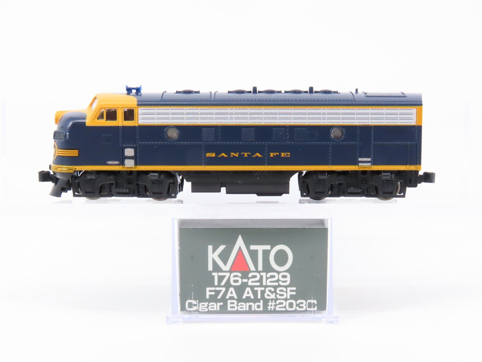 N Scale KATO 176-2129 ATSF Santa Fe F7A Diesel Locomotive #203C w/ DCC