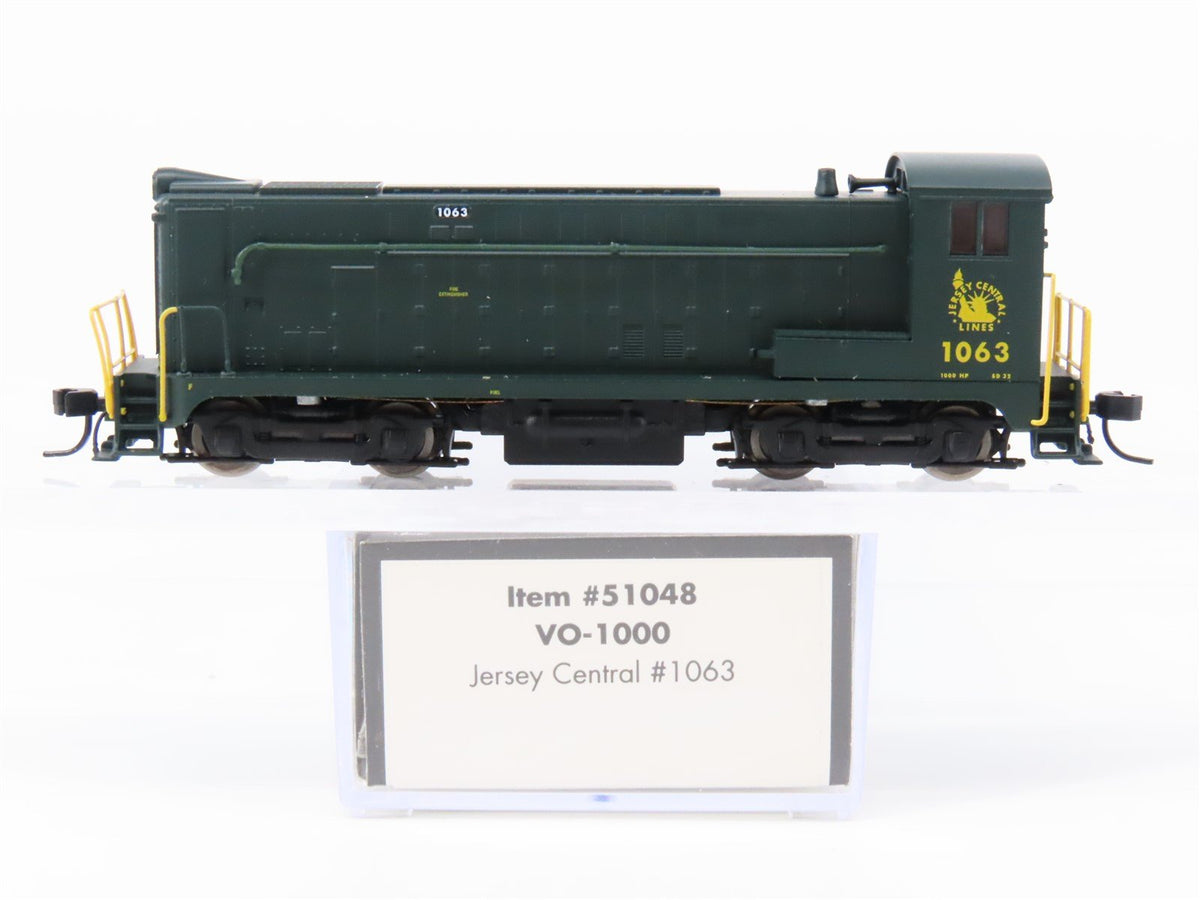 N Scale Atlas 51048 CNJ Jersey Central VO1000 Diesel Locomotive #1063 w/ DCC