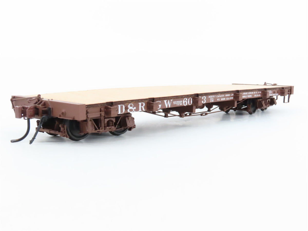 On3 Scale San Juan Car Co. D&amp;RGW Rio Grande Railroad Flat Car #6013