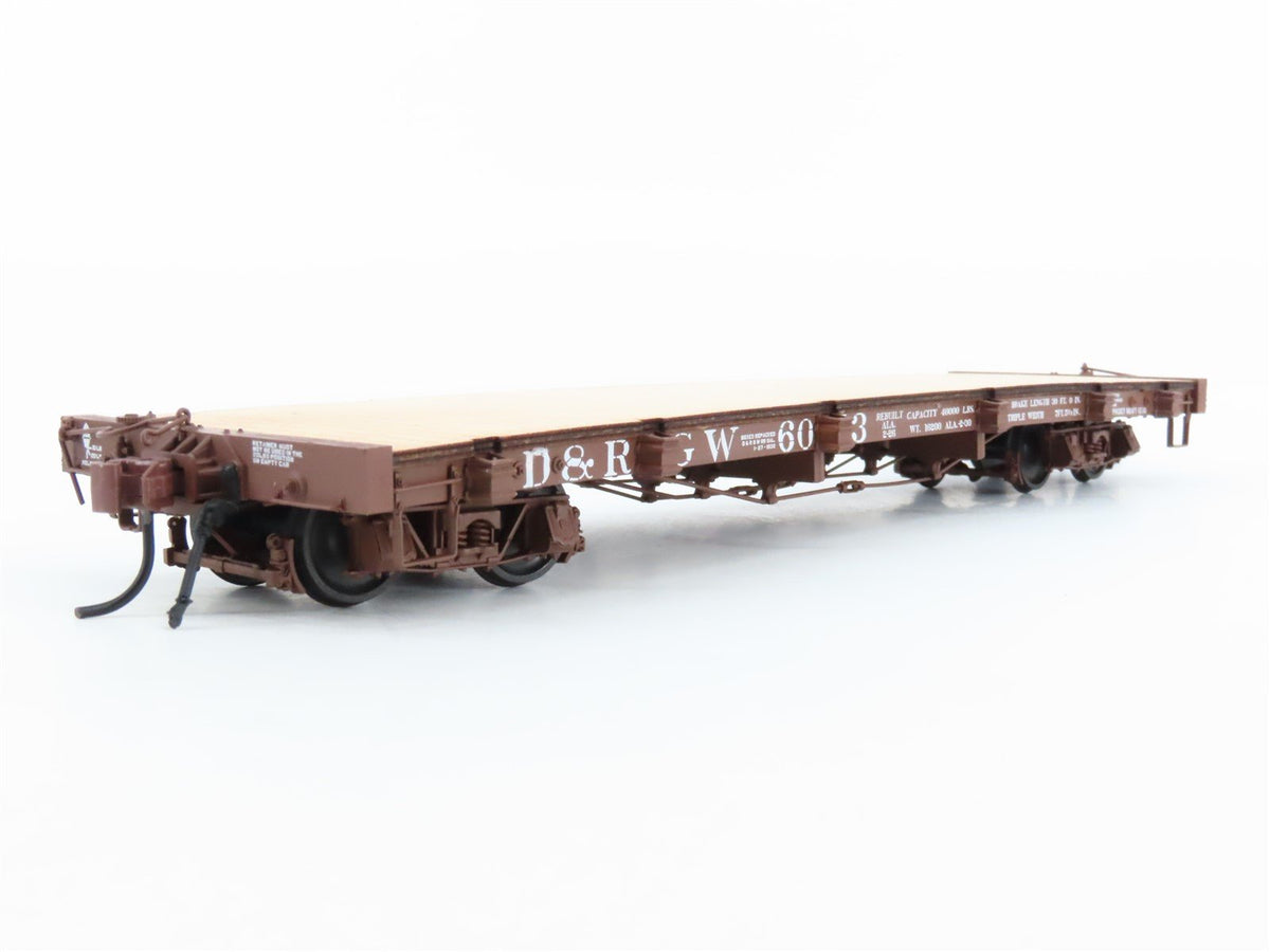 On3 Scale San Juan Car Co. D&amp;RGW Rio Grande Railroad Flat Car #6013