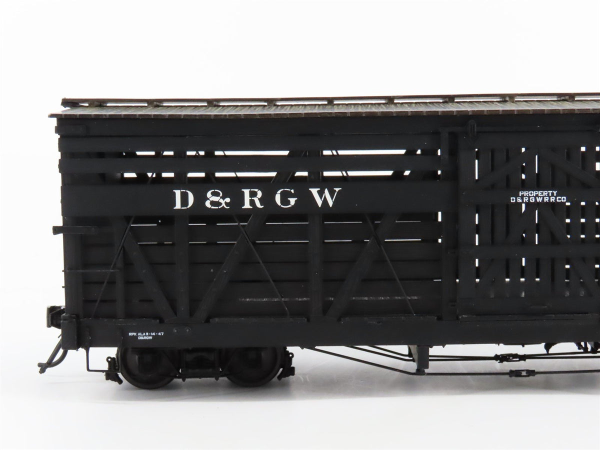 On3 Scale San Juan Car Co. D&amp;RGW Rio Grande Railroad Stock Car #5502