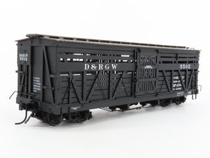 On3 Scale San Juan Car Co. D&RGW Rio Grande Railroad Stock Car #5502