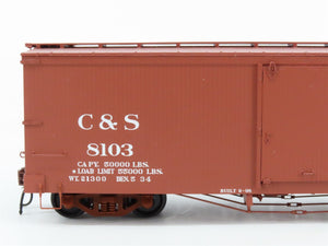 On3 Scale San Juan Car Co. C&S Colorado & Southern Railroad Box Car #8103