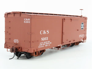 On3 Scale San Juan Car Co. C&S Colorado & Southern Railroad Box Car #8103