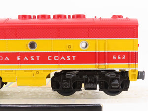 O Gauge 3-Rail MTH RK-2012B FEC Florida East Coast F3B Diesel #552 UNPOWERED