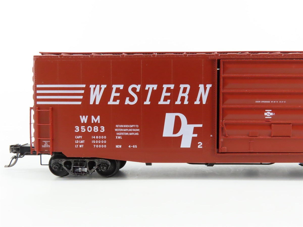 HO Scale Kadee 6317 WM Western Maryland Railroad 50&#39; Single Door Box Car #35083