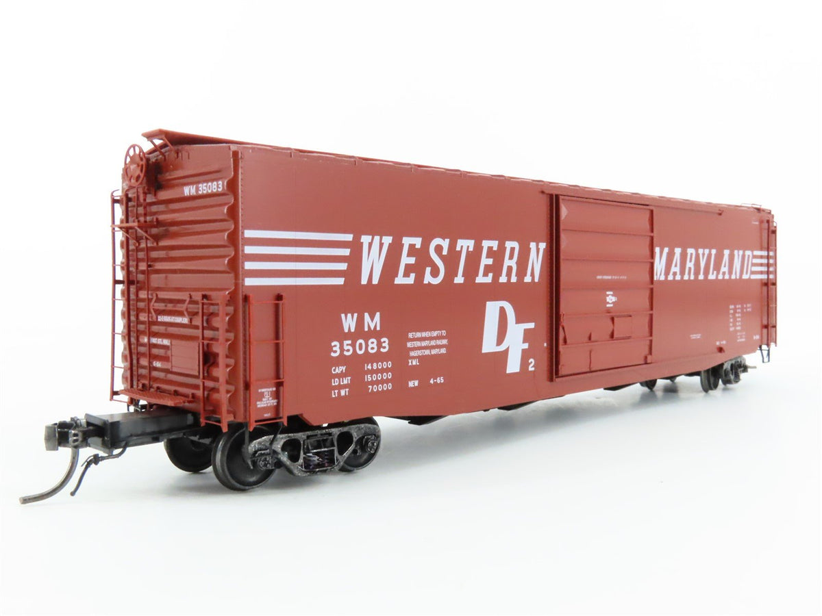 HO Scale Kadee 6317 WM Western Maryland Railroad 50&#39; Single Door Box Car #35083