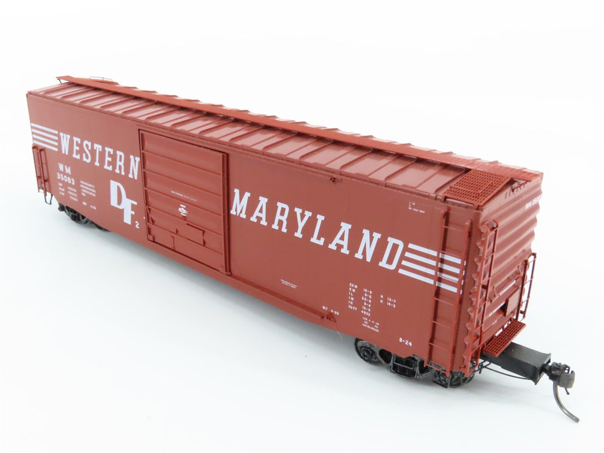 HO Scale Kadee 6317 WM Western Maryland Railroad 50&#39; Single Door Box Car #35083