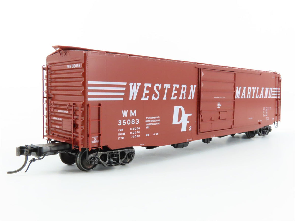 HO Scale Kadee 6317 WM Western Maryland Railroad 50&#39; Single Door Box Car #35083