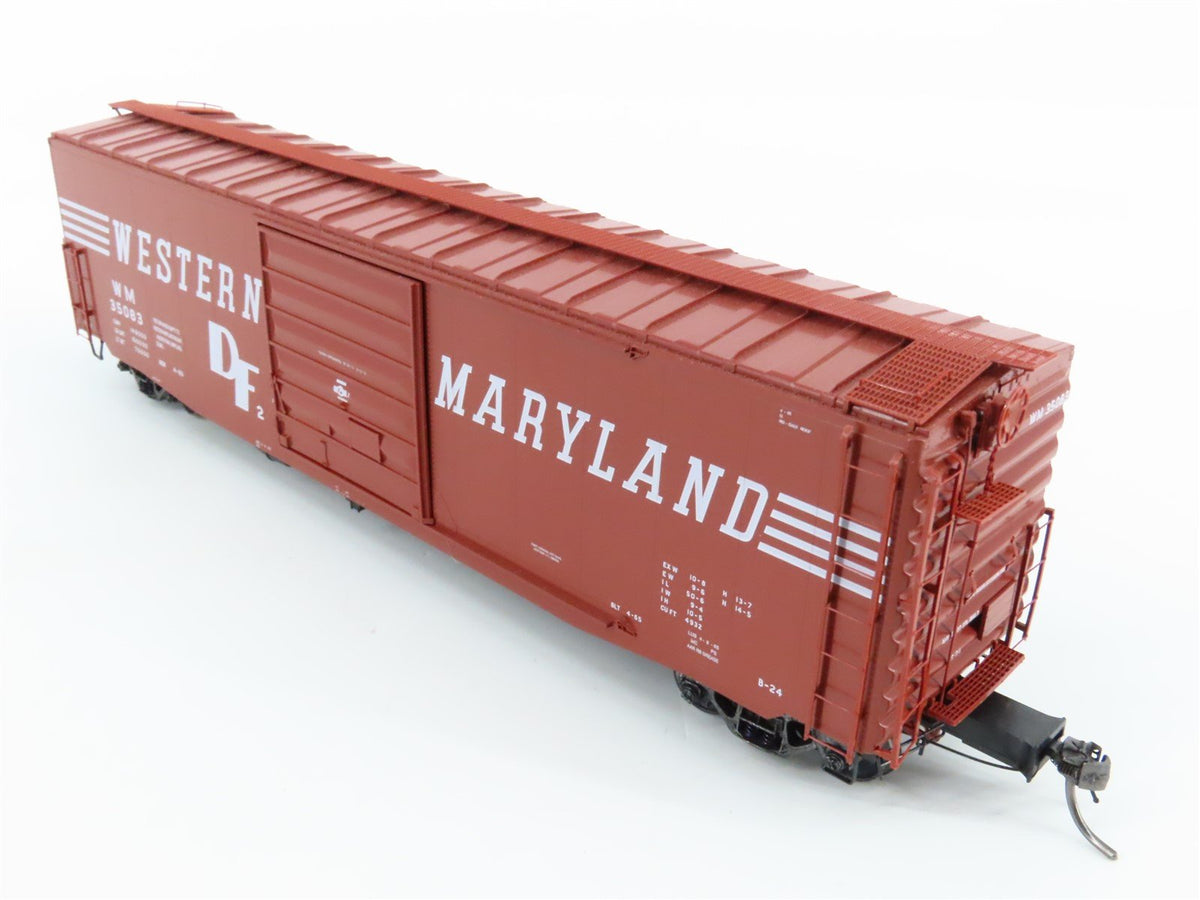 HO Scale Kadee 6317 WM Western Maryland Railroad 50&#39; Single Door Box Car #35083