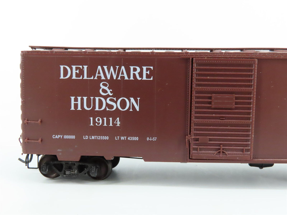 HO Scale Kadee 4004 D&amp;H Delaware &amp; Hudson 40&#39; Single Door Box Car #19114