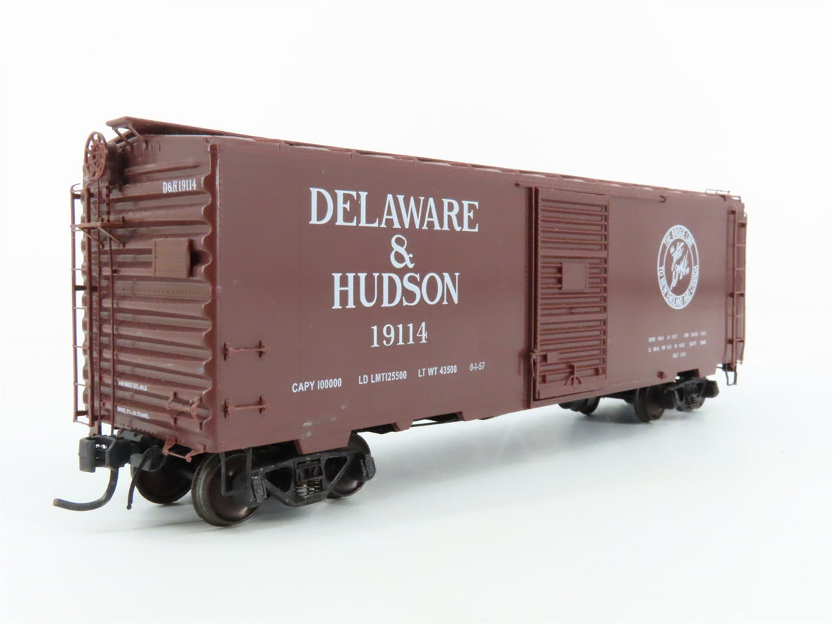 HO Scale Kadee 4004 D&amp;H Delaware &amp; Hudson 40&#39; Single Door Box Car #19114