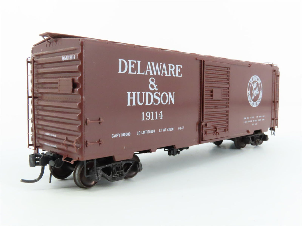 HO Scale Kadee 4004 D&amp;H Delaware &amp; Hudson 40&#39; Single Door Box Car #19114