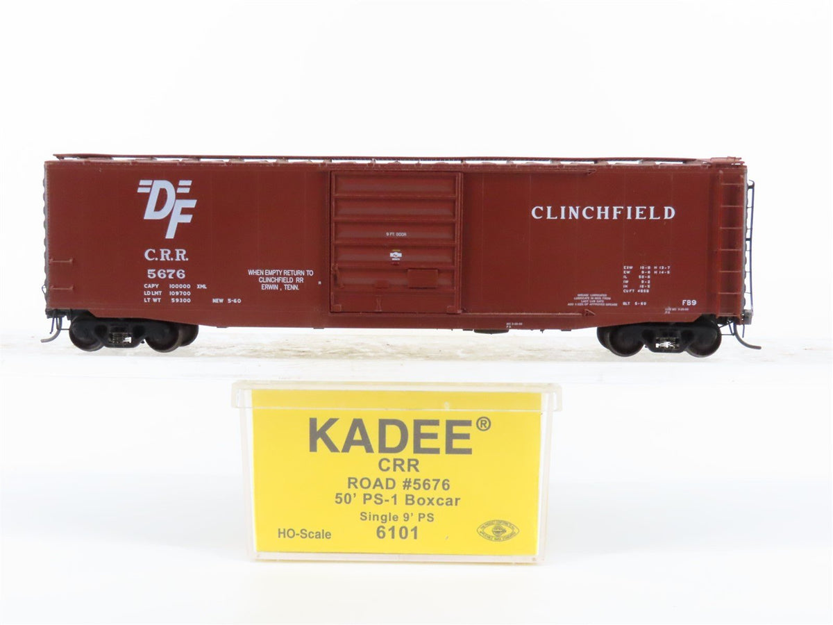 HO Scale Kadee 6101 CRR Clinchfield Railroad 50&#39; Single Door Box Car #5676