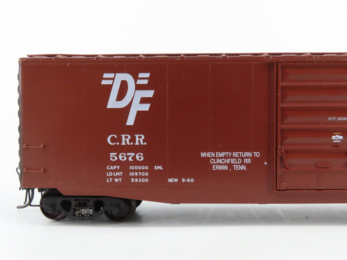 HO Scale Kadee 6101 CRR Clinchfield Railroad 50&#39; Single Door Box Car #5676