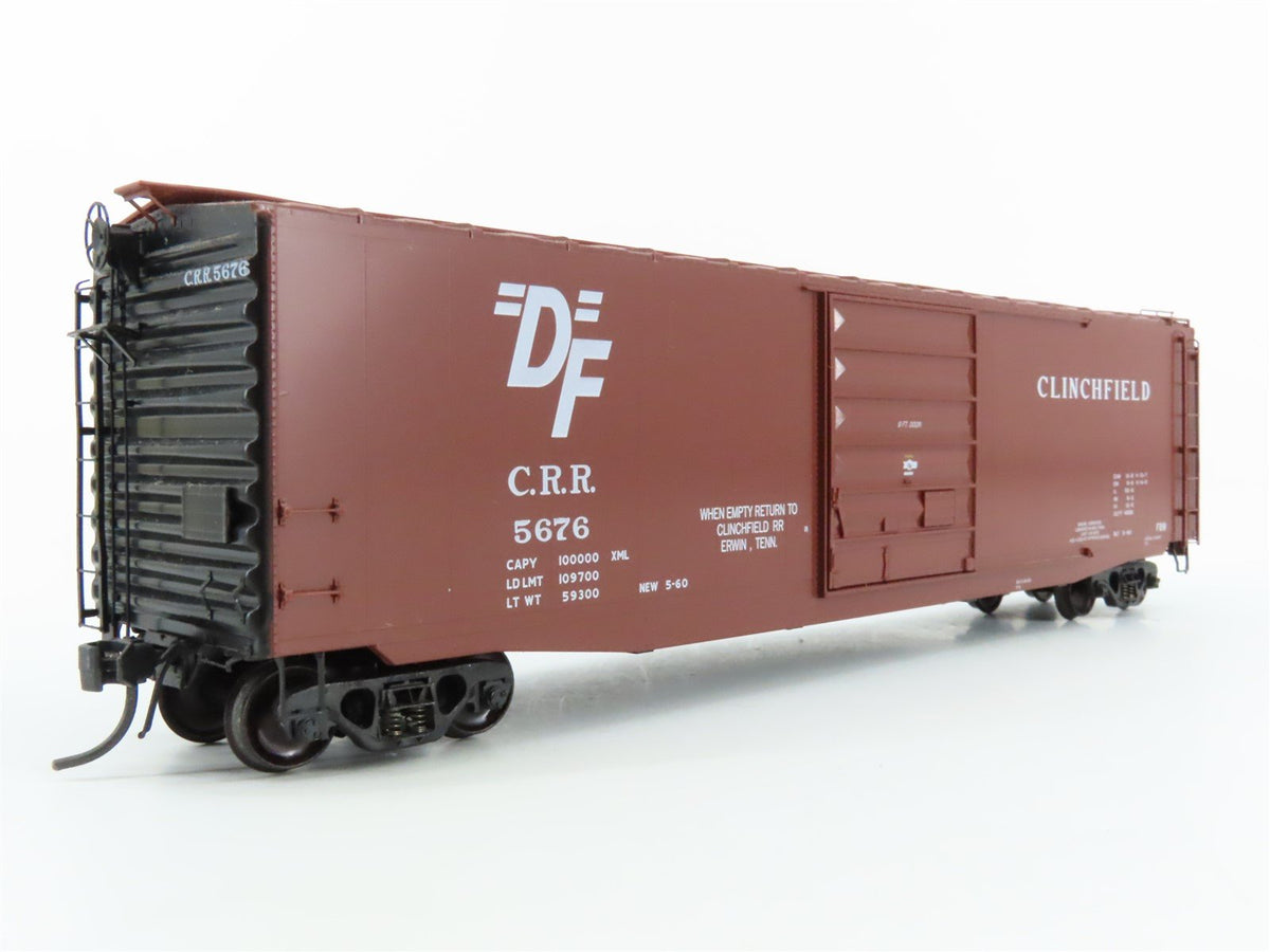 HO Scale Kadee 6101 CRR Clinchfield Railroad 50&#39; Single Door Box Car #5676