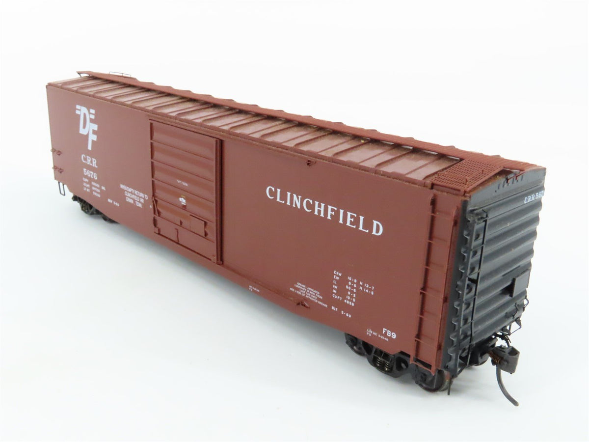 HO Scale Kadee 6101 CRR Clinchfield Railroad 50&#39; Single Door Box Car #5676