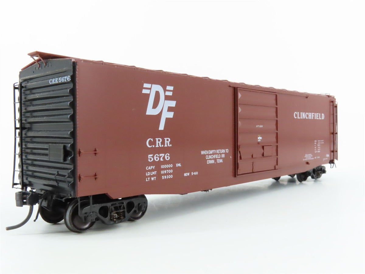 HO Scale Kadee 6101 CRR Clinchfield Railroad 50&#39; Single Door Box Car #5676