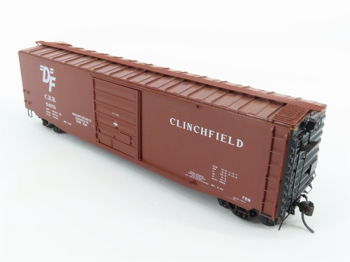 HO Scale Kadee 6101 CRR Clinchfield Railroad 50&#39; Single Door Box Car #5676